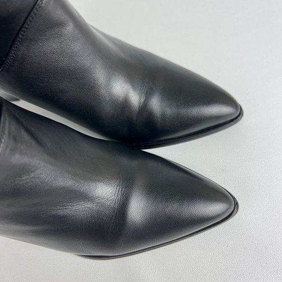 Stuart Weitzman Womens Black Leather Mid Calf Boots Slouchy size EU 35.5 US 5.5 - Picture 9 of 16